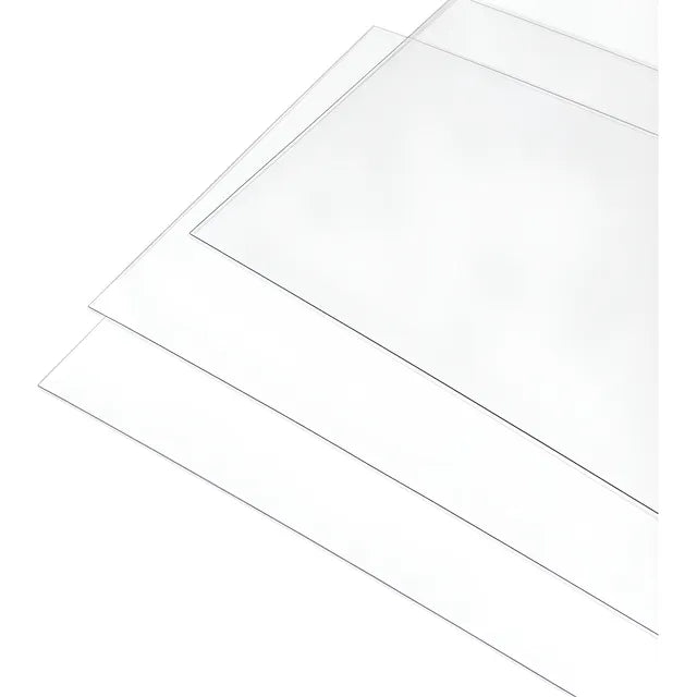 Placa Transparente Cristal Simil Acrilico 1mm De 1mt X 2mt