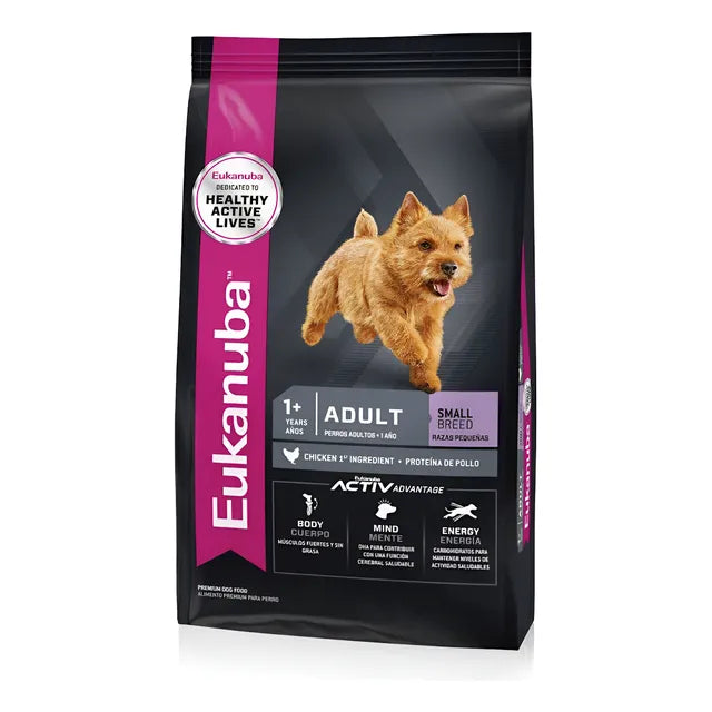 Alimento Eukanuba Perro Adulto de raza pequeña sabor mix en bolsa de 15 kg