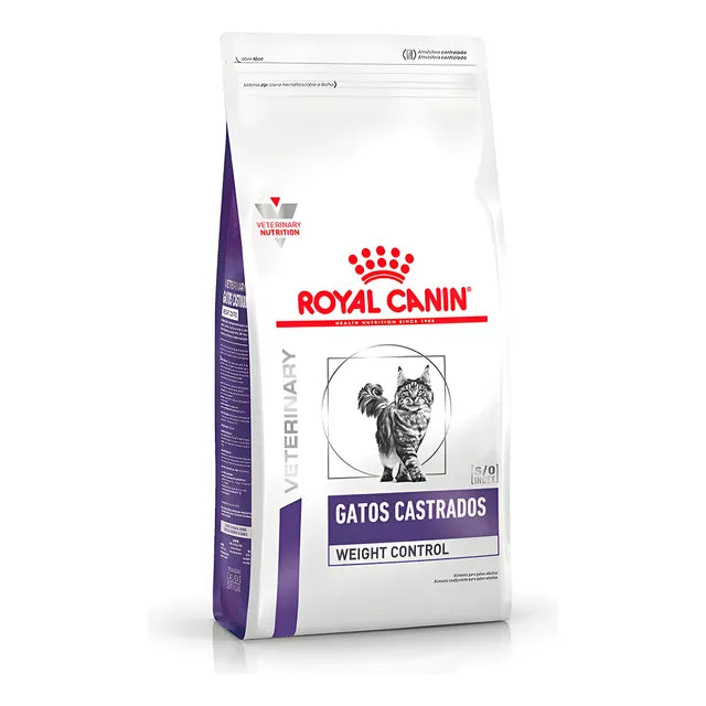 Alimento Royal Canin Gatos Castrados Weight Control adulto de raza todos sabor mix de 12 kg