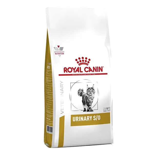 Royal Canin veterinary diet alimento urinary S/O para gato adulto sabor mix en bolsa de 7.5 kg