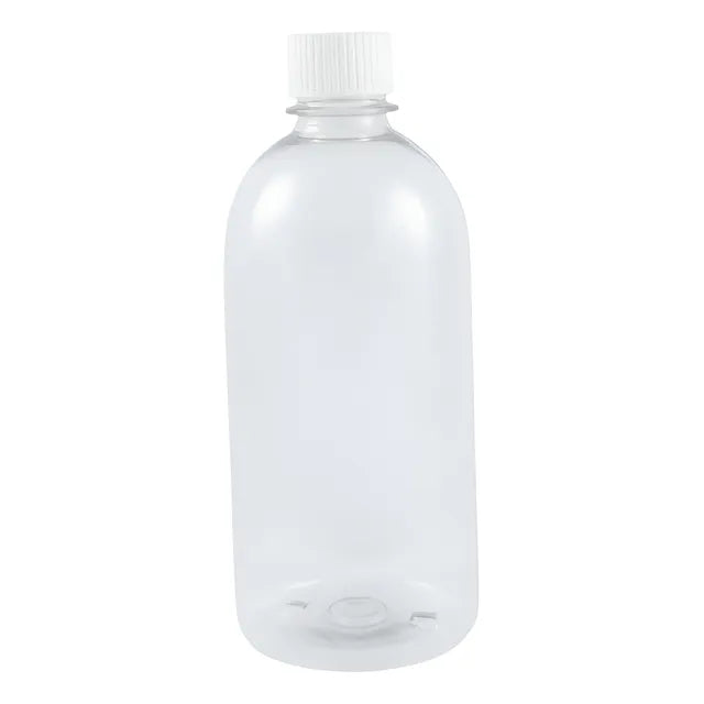 Envase Deuan Pet 500 Cc Botellita Con Tapa Pack 25 De Unidades Transparencia Cristalina Resistente A Golpes Y Caídas Cuello De 28 Mm Cierre Hermético Superficie Ideal Para Etiquetas